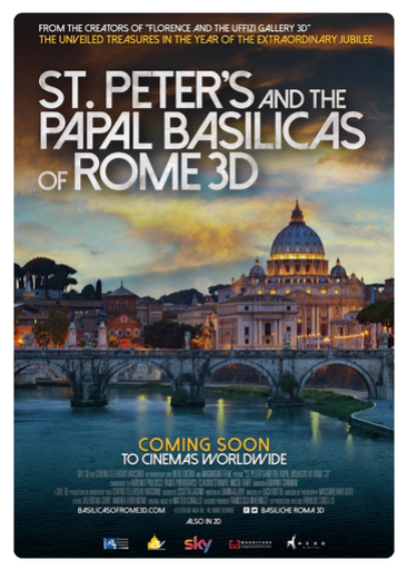 San Pietro e le Basiliche<br>Papali di Roma 3D<br>(St. Peter's and the Papal<br>Basilicas of Rome 3D)